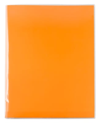 CARPETA PLÁSTICA SIN ACCOCLIP NARANJA