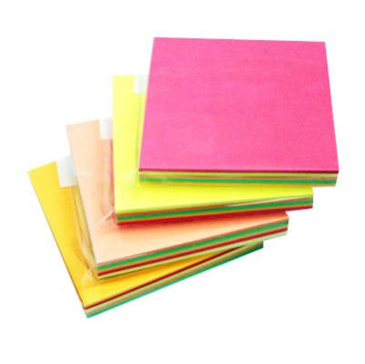 NOTAS ADHESIVAS FINEOFFICE 76X76 100HJS NEON