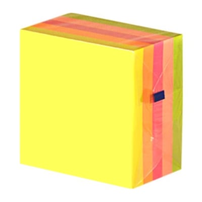 NOTAS ADHESIVAS FINEOFFICE 76X76 500HJS NEON