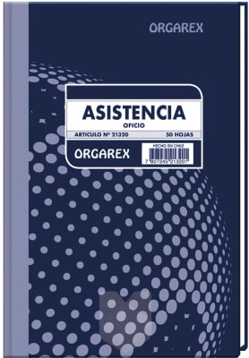 LIBRO DE ASISTENCIA ORGAREX 50 HJS