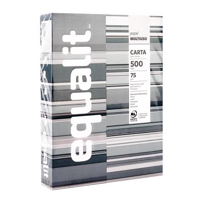 RESMA FOTOCOPIA CARTA 500 HOJAS EQUALIT