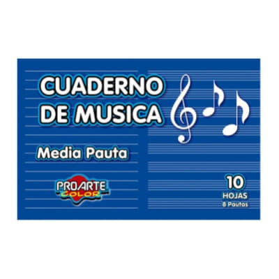 CUADERNO MUSICA