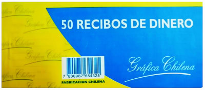 TALONARIO RECIBO DINERO 50HJS1