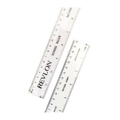 REGLA BISELADA 20CM