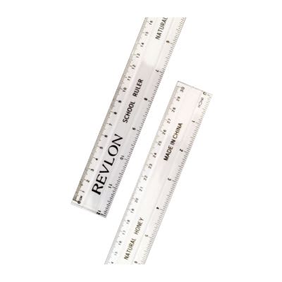 REGLA BISELADA 30CM