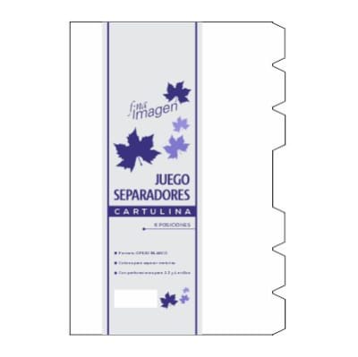 SEPARADORES OFICIO BLANCO FINA IMAGEN