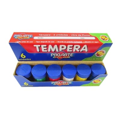 TEMPERA SET PROARTE 6 COLORES1