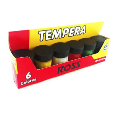 TEMPERA SET ROSS 6 COLORES1