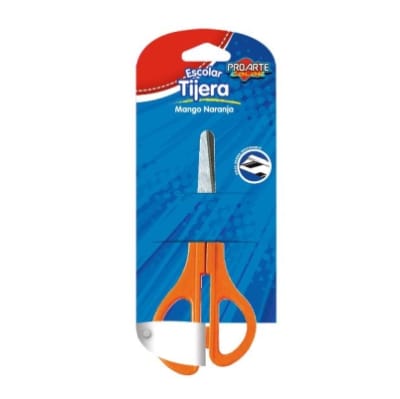 TIJERA ESCOLAR PROARTE MANGO NARANJO1