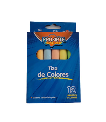 TIZA COLOR PROARTE 12 UNIDAD
