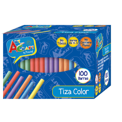 TIZA COLOR ART & CRAFT 100 UNIDADES