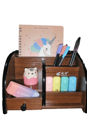 ORGANIZADOR ESCRITORIO DE MADERA