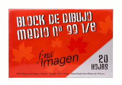 BLOCK DE DIBUJO FINA IMAGEN DIBUJO 99 MEDIO