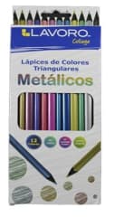 LAPICES 12 COLORES METALICOS