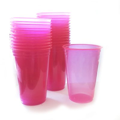 25 Vaso Plastico Neon Fluor 300cc 25 Vaso Plastico Neon Fluor 300cc