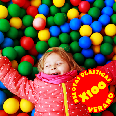 100 Pelotas Plasticas 7cm Resistente Juegos Piscina J 100 Pelotas Plasticas 7cm Resistente Juegos Piscina J