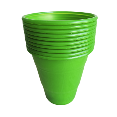 10 Vasos Neon Fluor 12oz Verde 10 Vasos Neon Fluor 12oz Verde