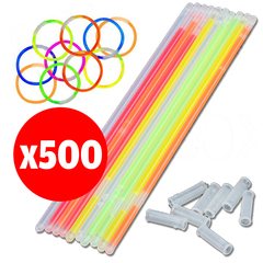 500 Pulseras Fluor Luminosas Barras Led Fluor 500 Pulseras Fluor Luminosas Barras Led Fluor
