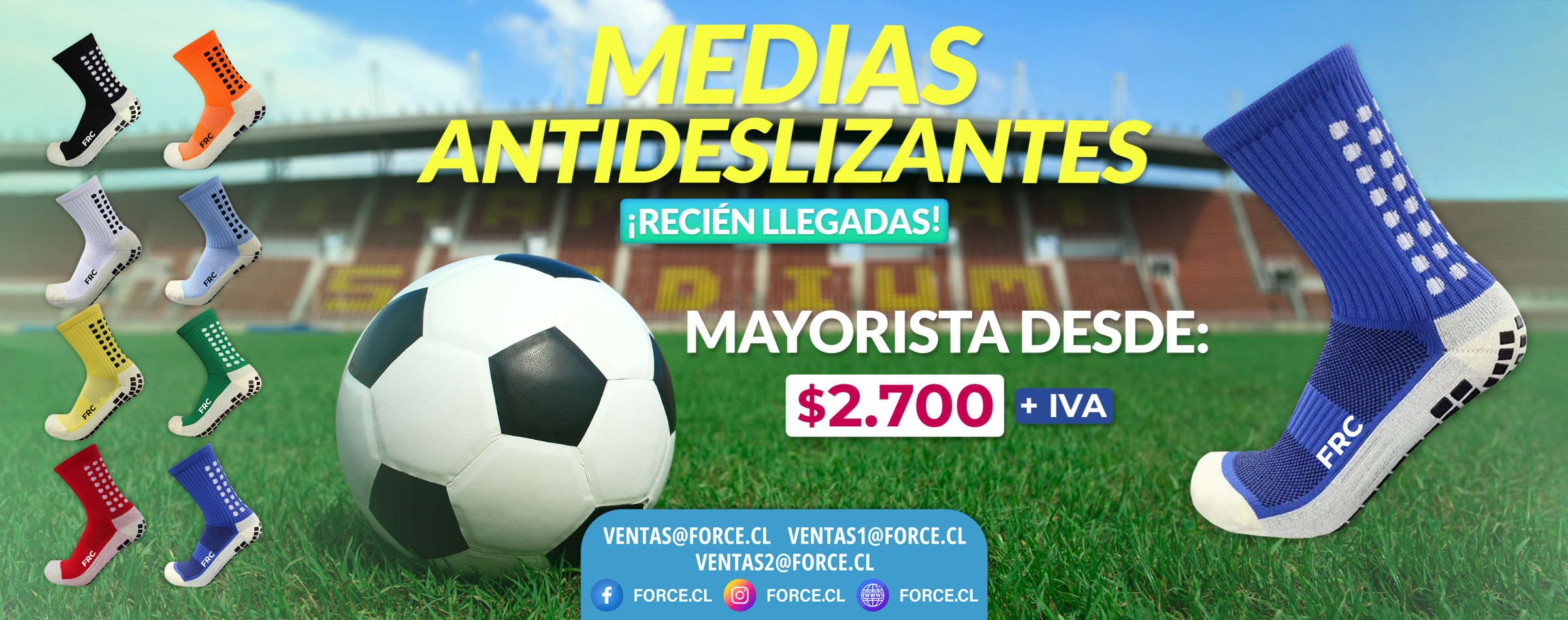 product medias antideslizantes adulto frc colores