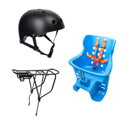 SILLA PORTA BEBE+CASCO+PARRILLA / Forcecl