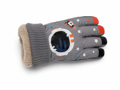Guante de Nieve Niño Gris con Chiporro