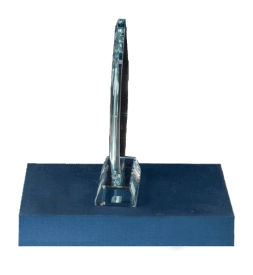 Galvano 17,5 cm en forma de Flama