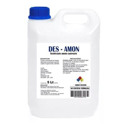 Desinfectante Amonio Cuaternario 5L