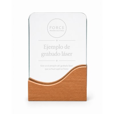Galvano Madera/Cristal Onda