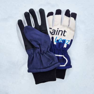 Guante de Nieve para Niños Blanco/Azul