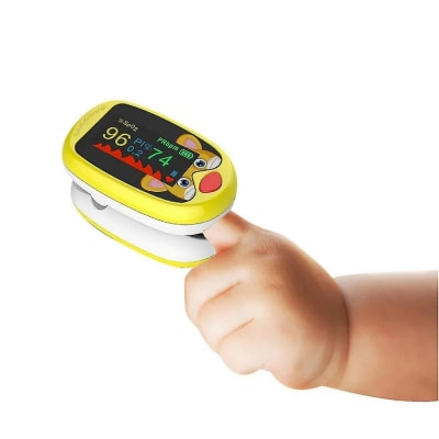Oximetro de pulso para dedo Saturometro Pediatrico (4 Meses a 12 Años)