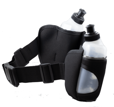 Banano Cinturón de Hidratación con 2 Cantimploras Colores