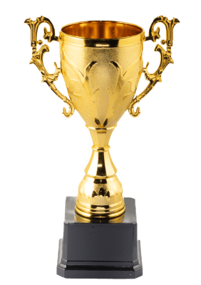 Copa Trofeo Dorado Resina/Plástico 16 cm