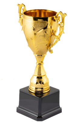 Copa Trofeo Dorado Resina/Plástico 16 cm