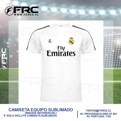 Polera hombre Express Real Madrid Blanca