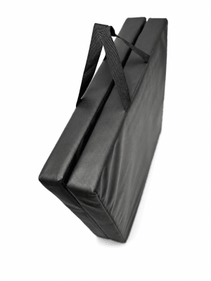 Colchoneta Deportiva para Gimnasia 100 x 50 x 5 cm Negro PU