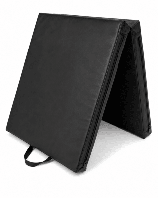Colchoneta Deportiva para Gimnasia 100 x 50 x 5 cm Negro PU