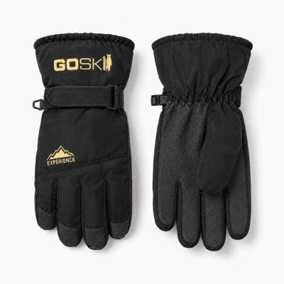 Guante Nieve Negro adulto