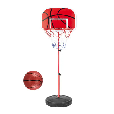 Tablero de Basquetbol Altura Ajustable Niños + Balón + Inflador