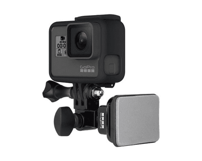 SOPORTE FRONTAL Y LATERAL PARA CASCO GoPro