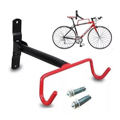 Ganchos para colgar bicicleta rojo negro