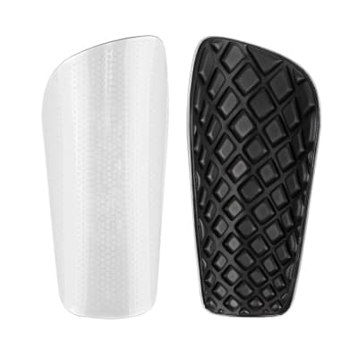 Canillera Futbol Infantil con Textura FRC Blanco