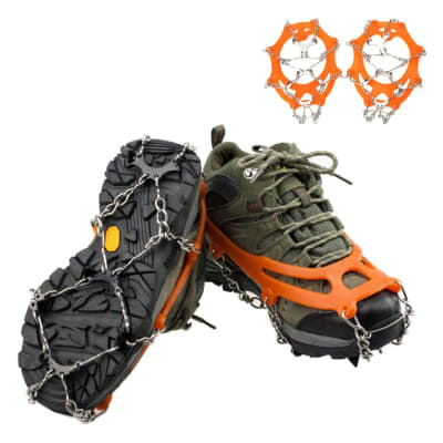 Crampones Ajustables Nieve Trekking Outdoor