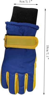 Guante Nieve Niño/Azul Rey