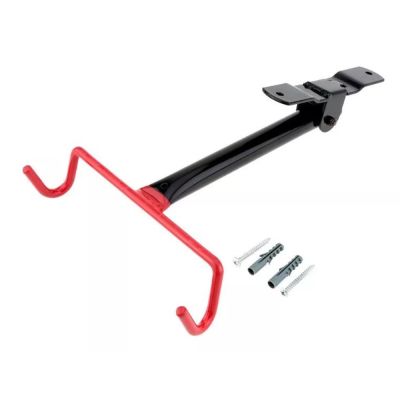 Ganchos para colgar bicicleta rojo negro