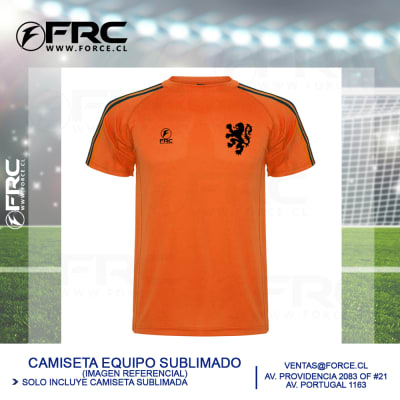 Polera Hombre Express Chelsea Naranja 
