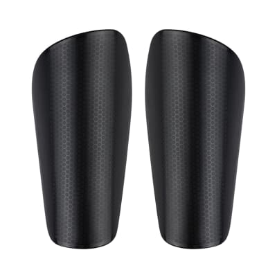 Canillera Futbol Adulto con Textura FRC Negro