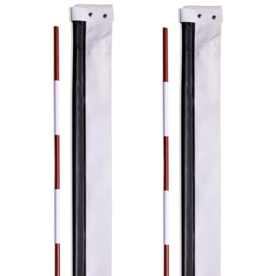 Par de Antenas Voley Fibra de Vidrio + 2 Estuches