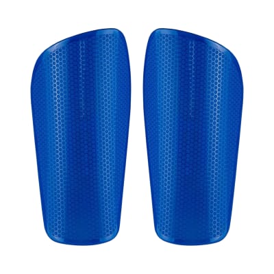 Canillera Futbol Adulto con Textura FRC Azul