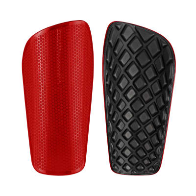 Canillera Futbol Adulto con Textura FRC Rojo