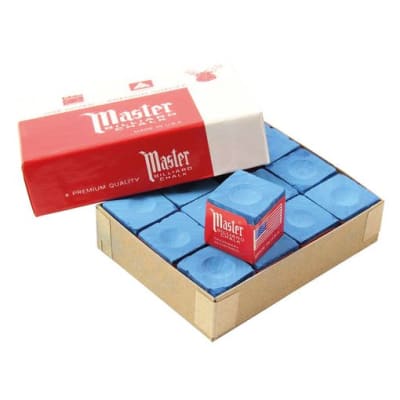 Set 12 Tizas De Pool Master Billar, Poolina